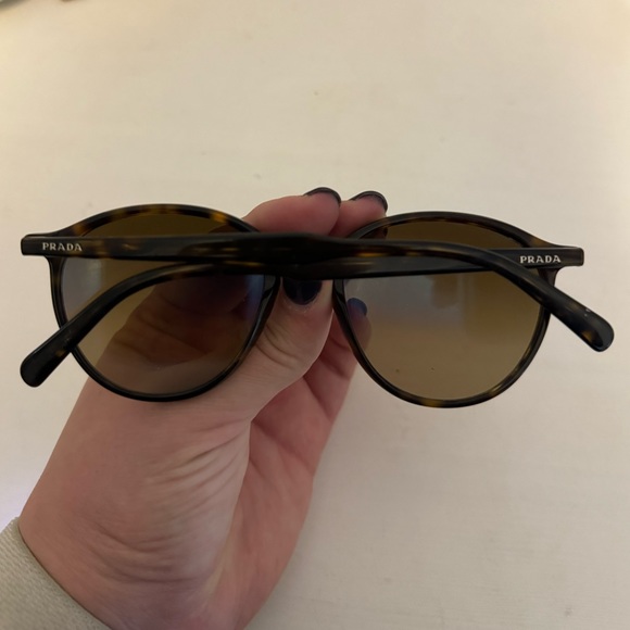 Prada Polarized PR 05XS 51 Conceptual Brown Sunglasses - Picture 1 of 6